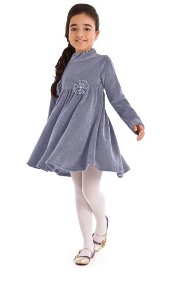 Ref.: 6065 Vestido Infantil em Plush