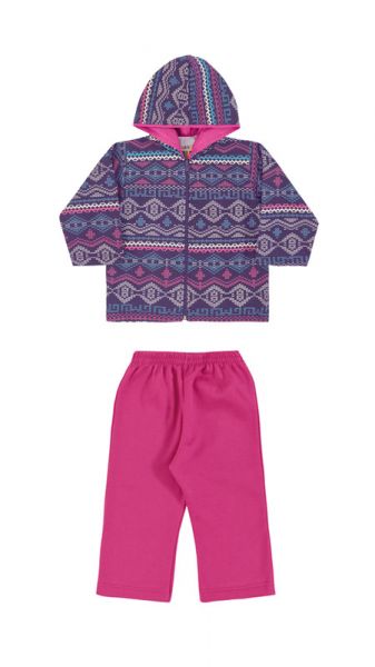 Ref.: 6011 Conjunto Bebê Moletom Felpado com Capuz